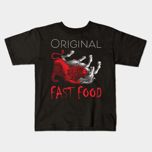 Original Fast Food Kids T-Shirt by pelagio